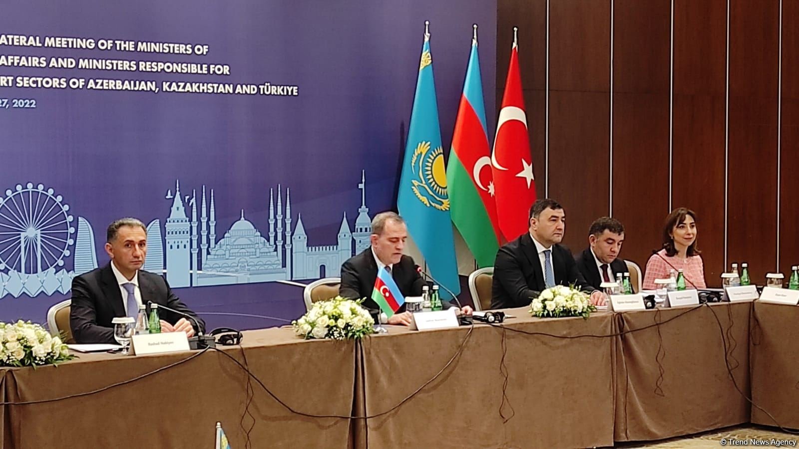 Trilateral Meeting of Azerbaijani, Turkish and Kazakhstani Ministers