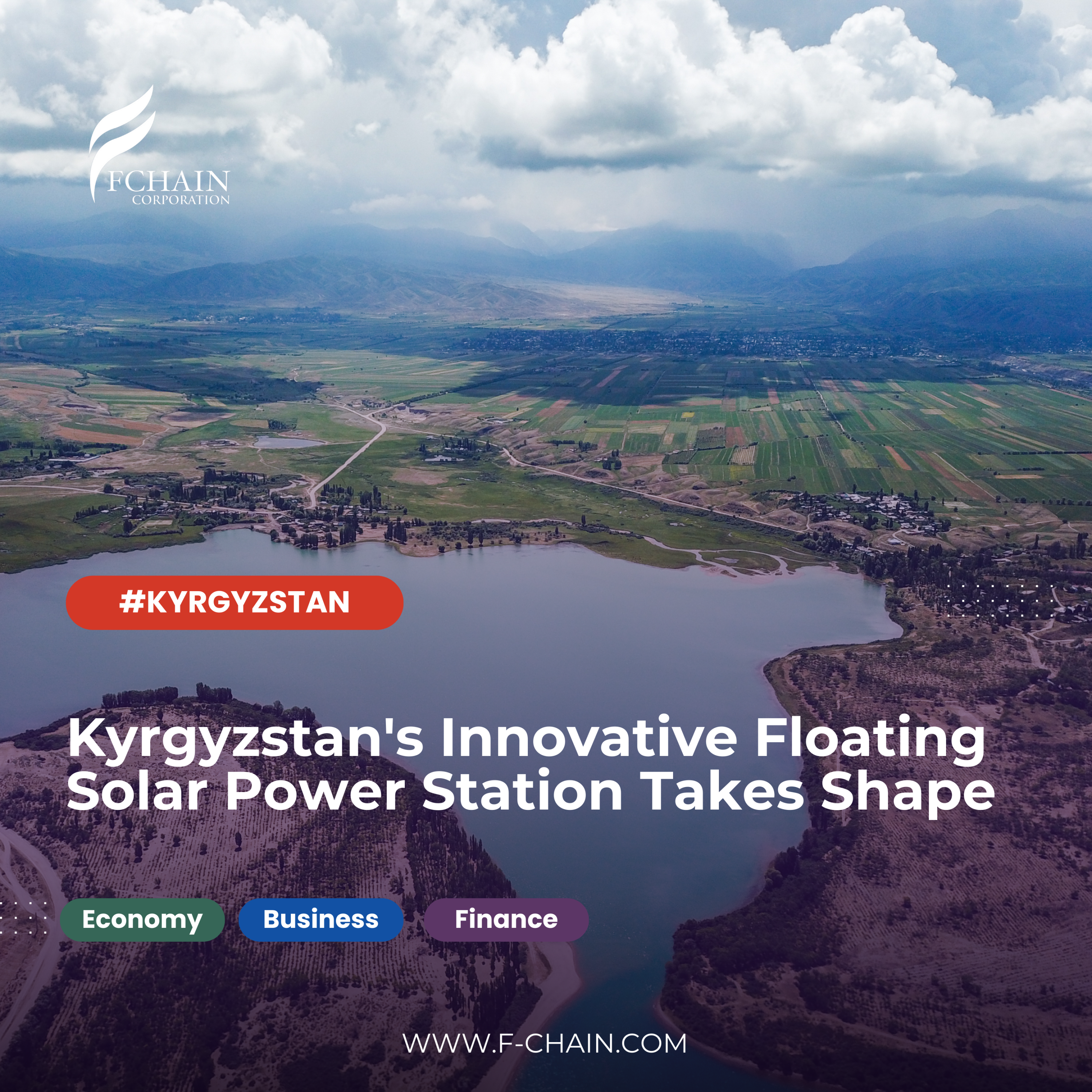 Kyrgyzstan's Innovative Floating Solar Power Station Takes Shape