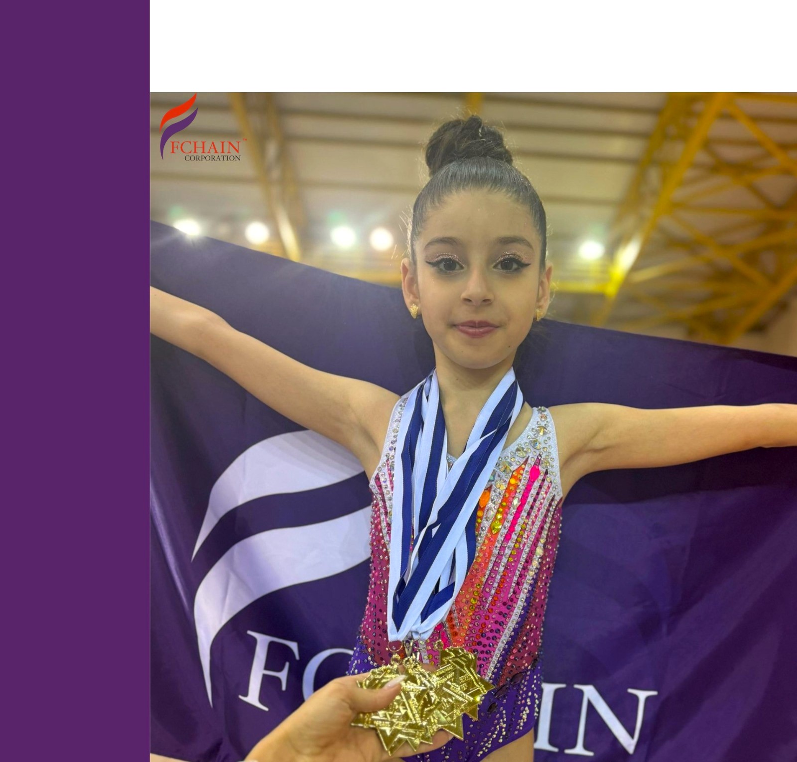 GREAT VICTORY! ZULEYKHA SHABANOVA, OFFICIALLY SPONSORED BY FCHAIN, WON 5 GOLD MEDALS IN GEORGIA!