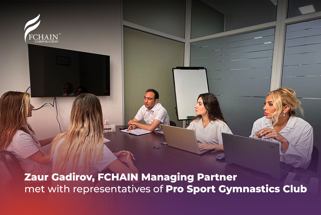 Zaur Gadirov, FCHAIN Managing Partner met with members of Pro Sport Gymnastics Club