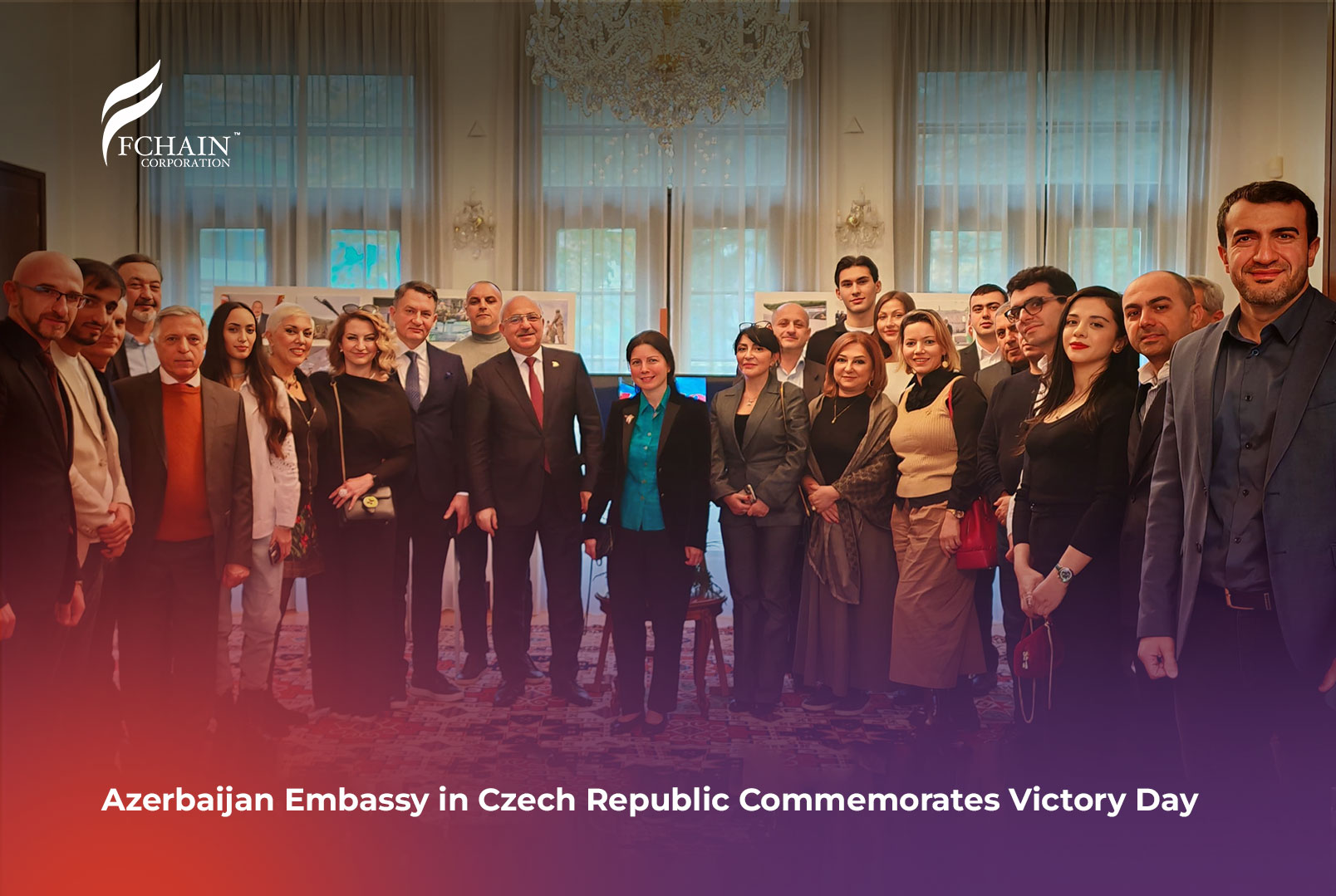 Azerbaijan Embassy in Czech Republic Commemorates Victory Day