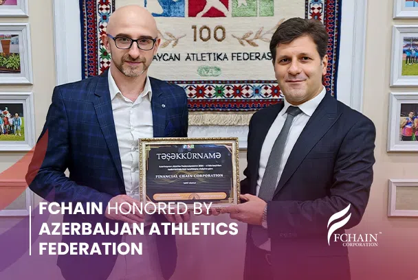 FChain Receives Certificate of Appreciation from Azerbaijan Athletics Federation